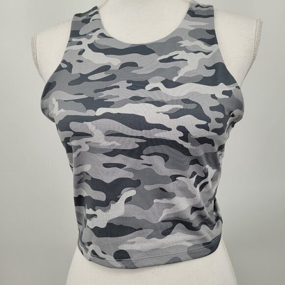 Kyodan Sports Bra Athletic Tank - Gray Camo - Picture 1 of 8